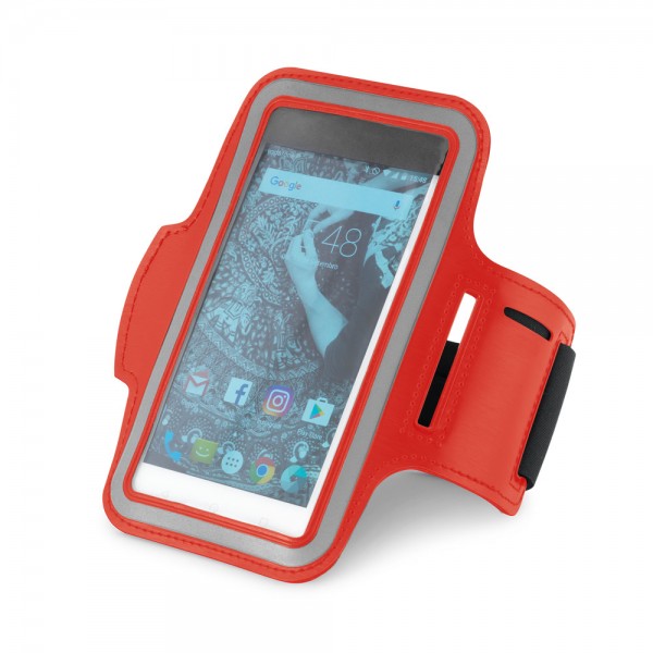 CONFOR. Fascia da braccio in PU e softshell per smartphone da 6.5"