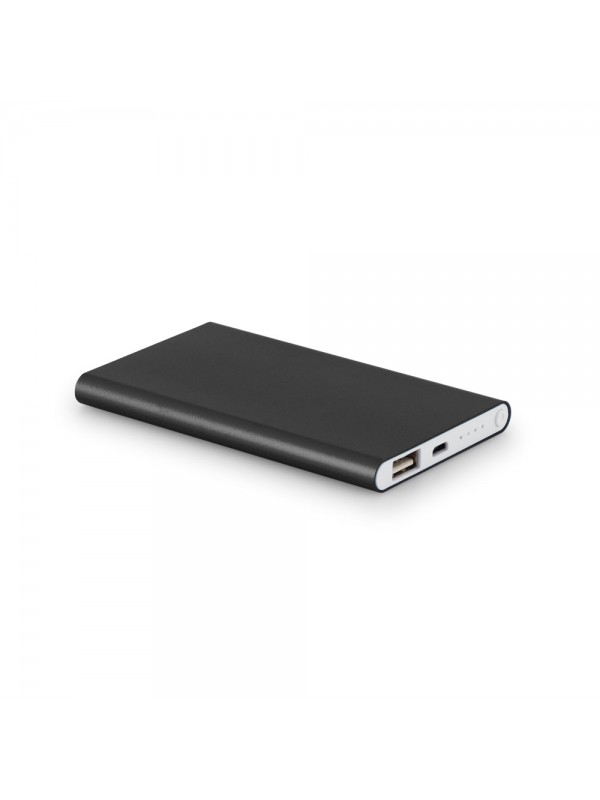 MARCET. Power bank slim da 4'000 mAh in alluminio riciclato (100% rAL) e ABS riciclato (100% rABS) MARCET. Power bank slim da 4'000 mAh in alluminio riciclato (100% rAL) e ABS riciclato (100% rABS)