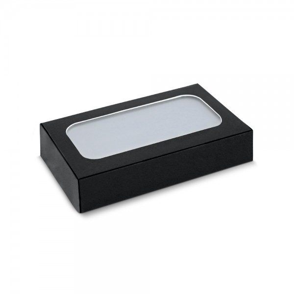 MARCET. Power bank slim da 4'000 mAh in alluminio riciclato (100% rAL) e ABS riciclato (100% rABS)