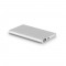 MARCET. Power bank slim da 4'000 mAh in alluminio riciclato (100% rAL) e ABS riciclato (100% rABS)