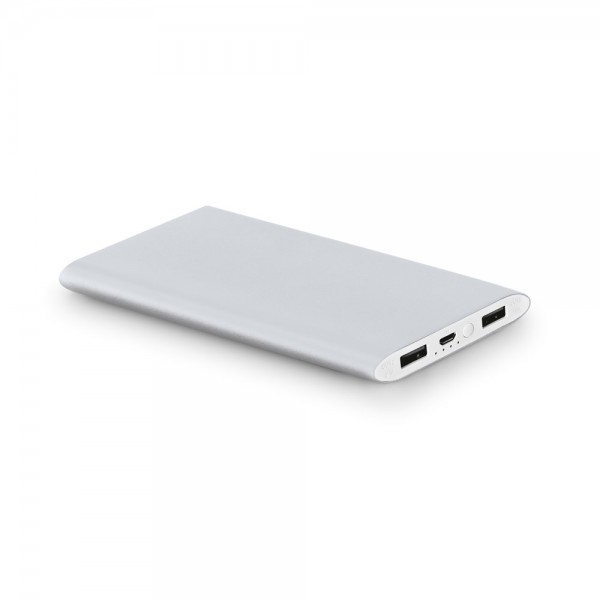 NOBEL. Power bank 7'200 mAh in alluminio riciclato (100% rAL)