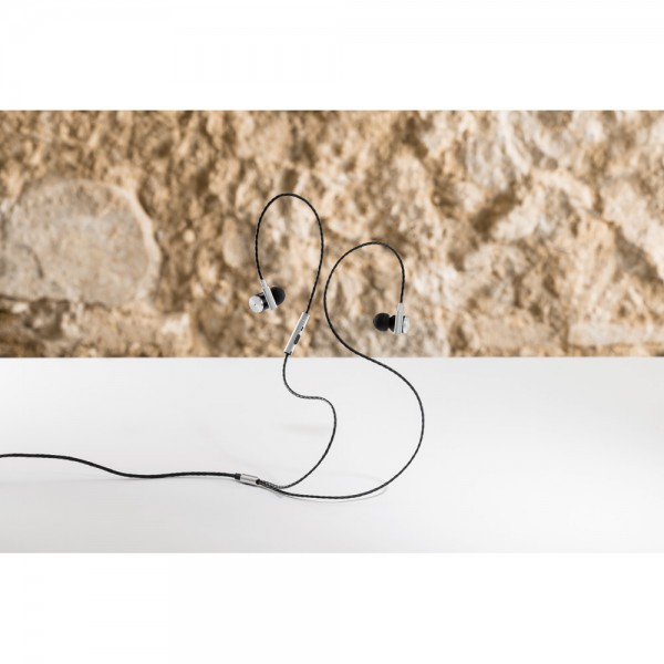 VIBRATION. Auricolari con microfono in metallo e ABS