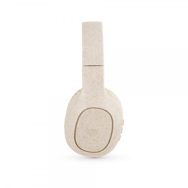 FEYNMAN. Cuffie wireless pieghevoli con batteria di 4 ore in paglia di grano e ABS