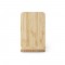 LEAVITT. Supporto per smartphone e porta biro con caricatore wireless veloce da 10W in bambù
