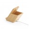 LEAVITT. Supporto per smartphone e porta biro con caricatore wireless veloce da 10W in bambù