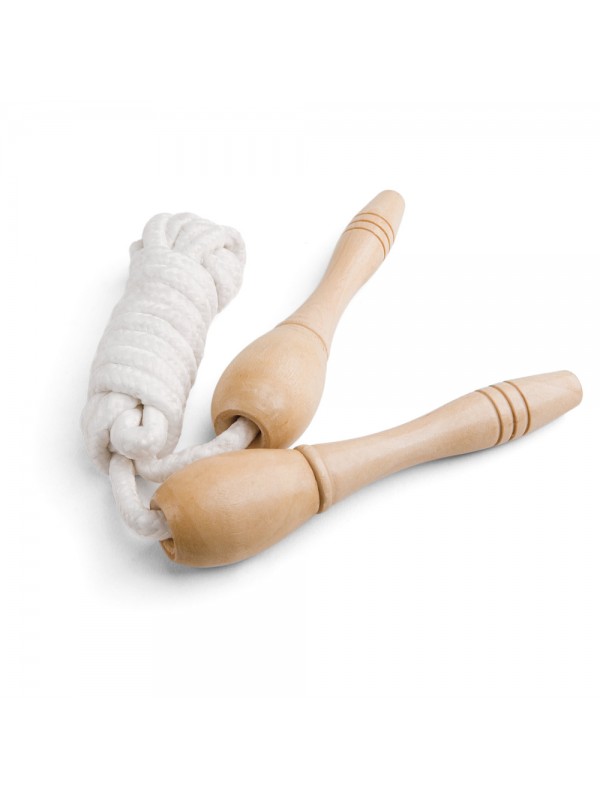 JUMPI. Corda da saltare con impugnature in legno JUMPI. Corda da saltare con impugnature in legno