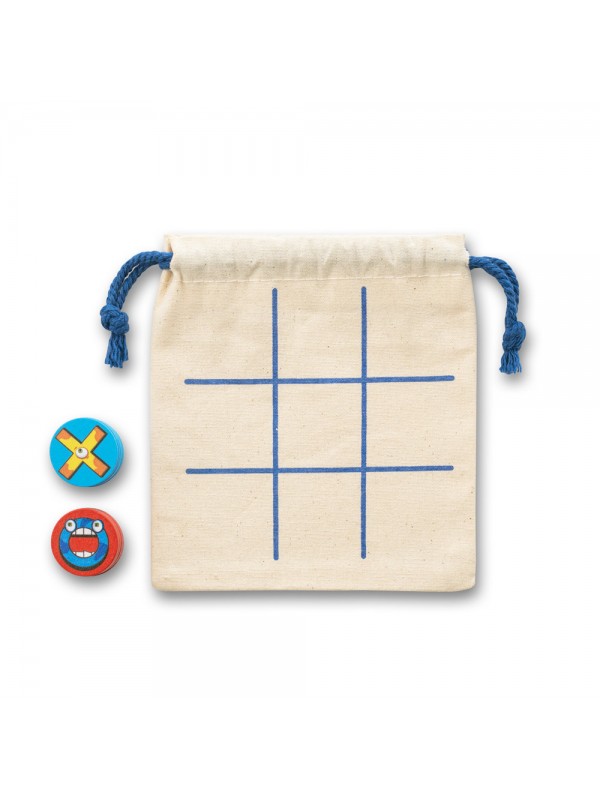 CROSSES. Classico gioco del tris con 10 pezzi in legno compensato CROSSES. Classico gioco del tris con 10 pezzi in legno compensato