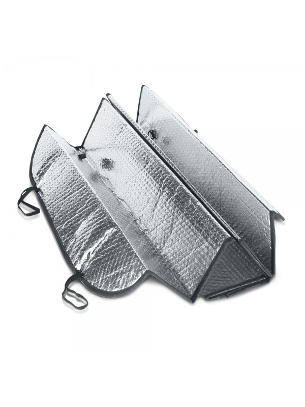 CRADLE. Protezione solare per auto rivestita in PE e alluminio CRADLE. Protezione solare per auto rivestita in PE e alluminio