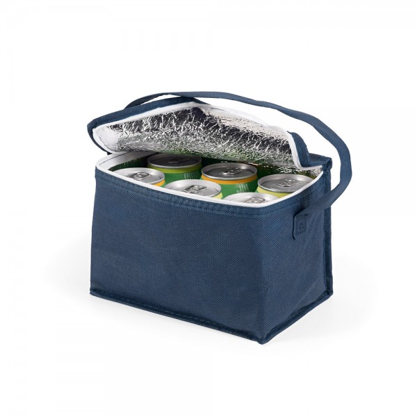 IZMIR. Borsa termica 3 L in TNT (80 g/m²) - Blu