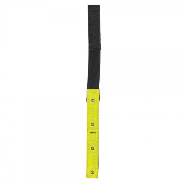 VISIBLE. Polsino riflettente con 4 LED rossi