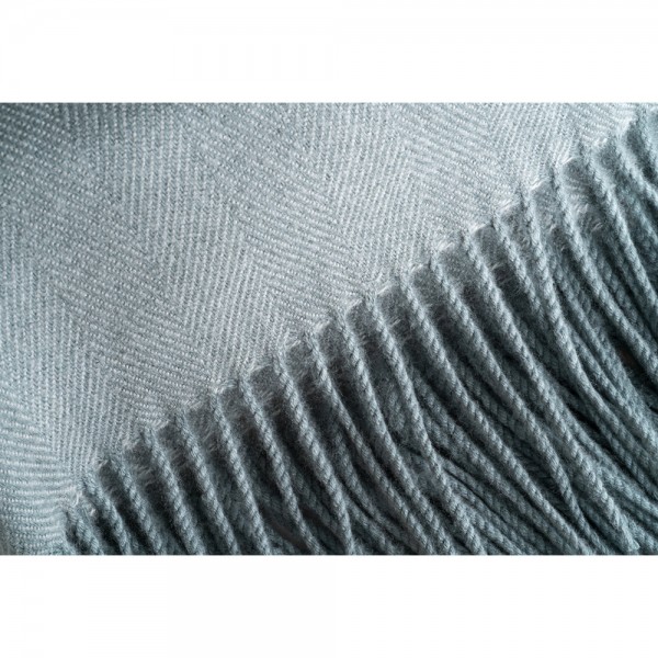 SMOOTH. Coperta 100% acrilico con nastro e cartoncino personalizzabile (270 g/m²)