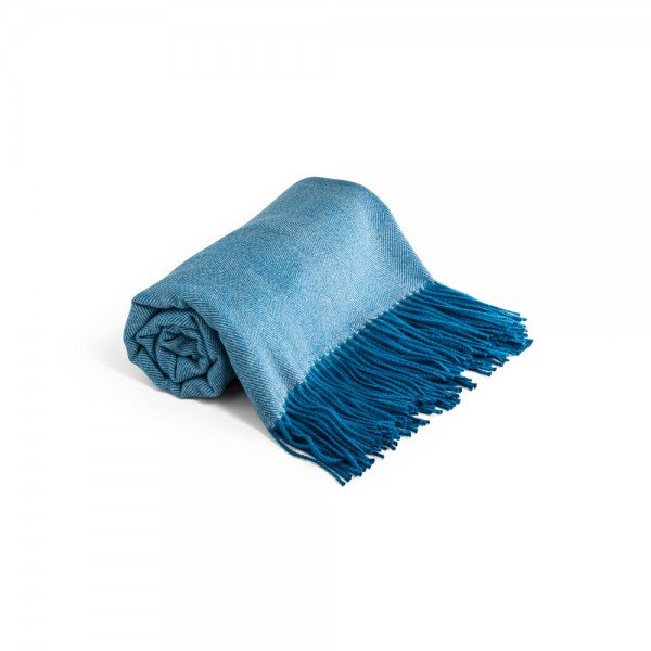 SMOOTH. Coperta 100% acrilico con nastro e cartoncino personalizzabile (270 g/m²)