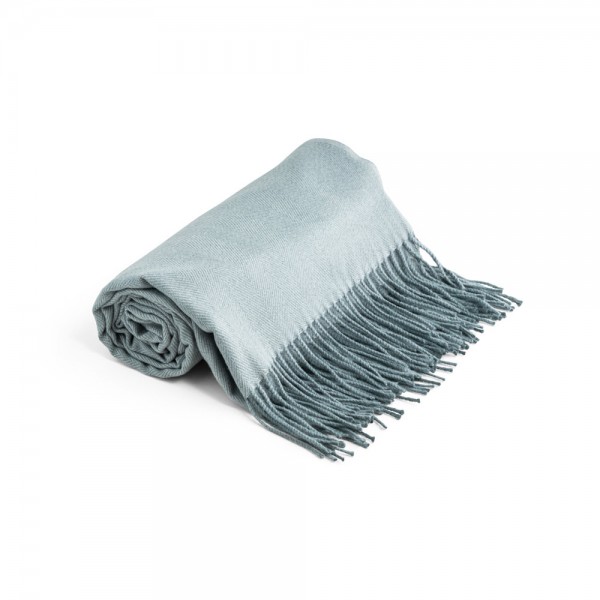 SMOOTH. Coperta 100% acrilico con nastro e cartoncino personalizzabile (270 g/m²)
