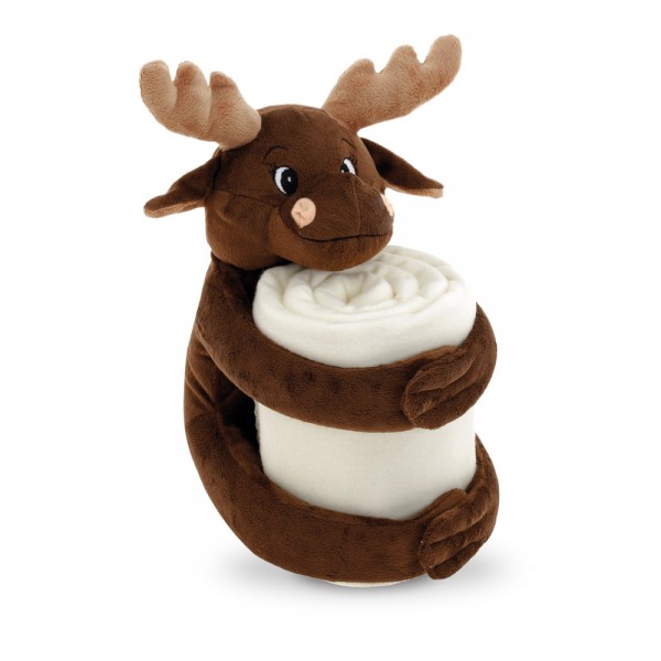 MOOSE. Coperta in pile polare con peluche (180 g/m²)