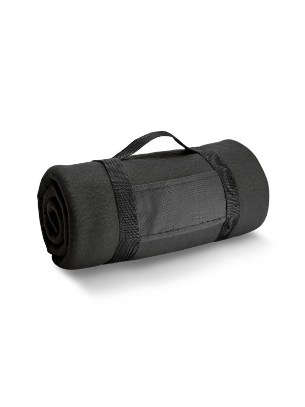 THORPE. Coperta in pile da (180 g/m²) con impugnatura removibile THORPE. Coperta in pile da (180 g/m²) con impugnatura removibile