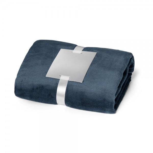 DYLEAF. Coperta in pile da (240 g/m²) con nastro e cartoncino personalizzabile