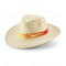 EDWARD RIB. Cappello in paglia naturale con nastro sublimatico