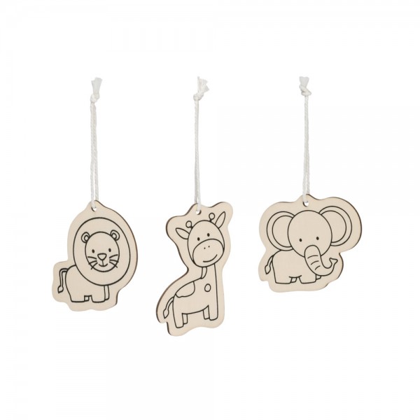 FAUNE. Set da colorare per bambini in legno