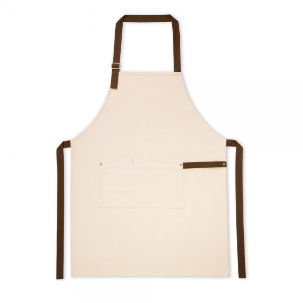 HOLM. Grembiule in canvas di cotone 100% (320 g/m²) con dettagli in metallo