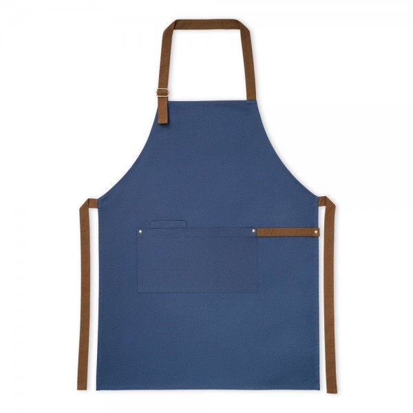 VESPER. Grembiule in canvas di cotone 100% (300 g/m²) con dettagli in metallo