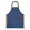 VESPER. Grembiule in canvas di cotone 100% (300 g/m²) con dettagli in metallo