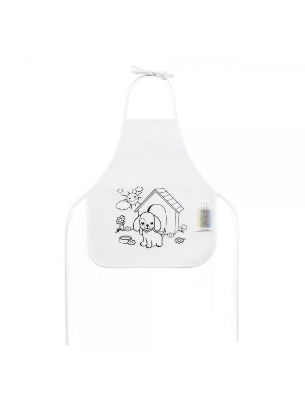 NILO. Grembiule per bambini da colorare in TNT (80 g/m²) NILO. Grembiule per bambini da colorare in TNT (80 g/m²)