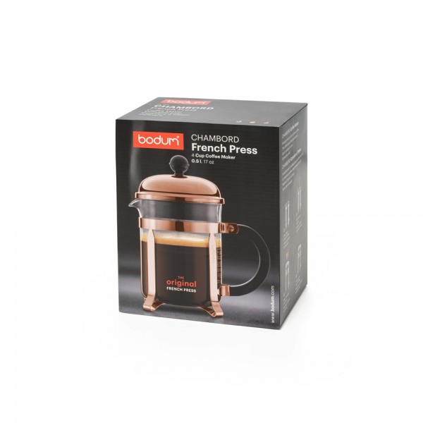 CHAMBORD COPPER 500. Caffettiera 500ml