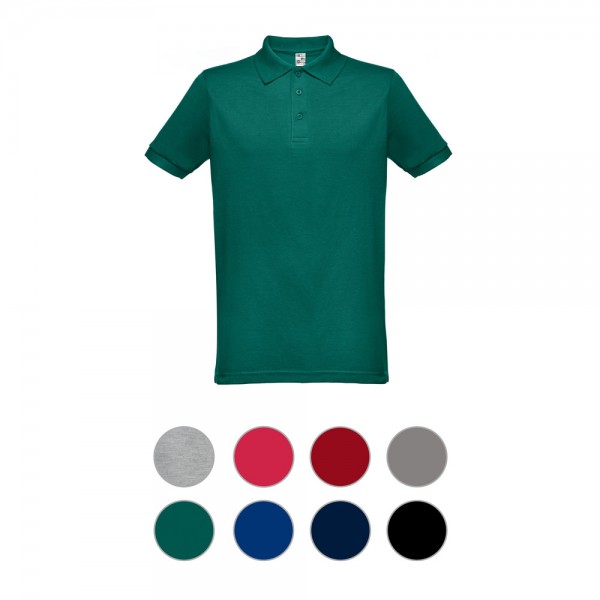 THC BERLIN 3XL. Polo da uomo - Rosso