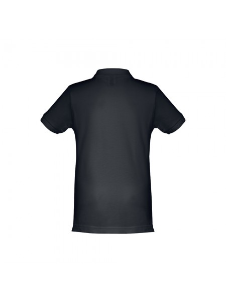 THC ADAM KIDS. Polo in cotone a maniche corte per bambini (unisex) - Blu notte THC ADAM KIDS. Polo in cotone a maniche corte per bambini (unisex) - Blu notte