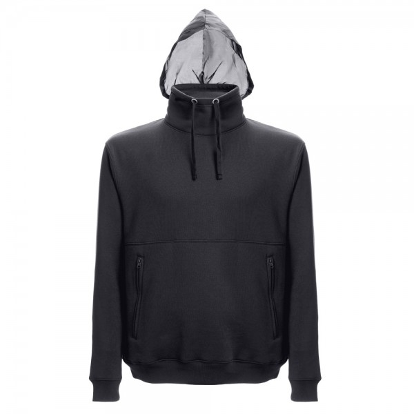 THC VILNIUS. Felpa unisex, con cappuccio - Nero