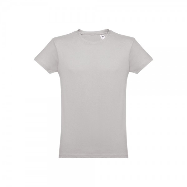 THC LUANDA. T-shirt da uomo in formato tubolare di cotone - Grigio chiaro