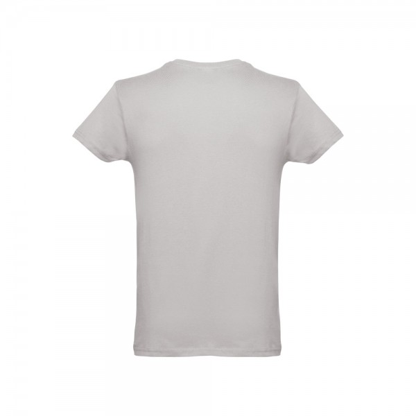 THC LUANDA. T-shirt da uomo in formato tubolare di cotone - Grigio chiaro