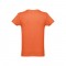 THC LUANDA. T-shirt da uomo in formato tubolare di cotone - Terracotta