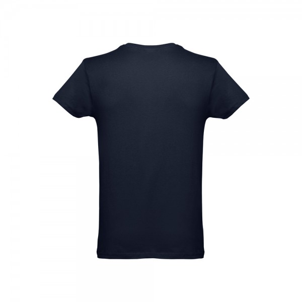 THC LUANDA. T-shirt da uomo in formato tubolare di cotone - Blu notte