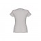 THC SOFIA. T-shirt sfiancata da donna in cotone - Grigio chiaro