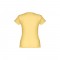 THC SOFIA. T-shirt sfiancata da donna in cotone - Digitale giallo