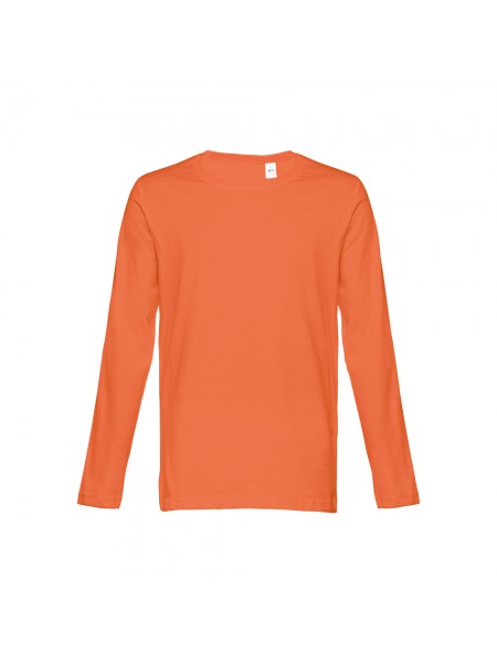 THC BUCHAREST. T-shirt a manica lunga da uomo - Terracotta THC BUCHAREST. T-shirt a manica lunga da uomo - Terracotta