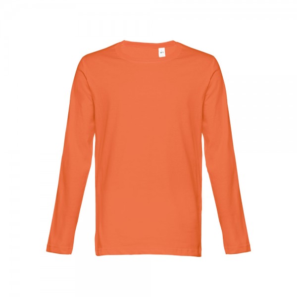 THC BUCHAREST. T-shirt a manica lunga da uomo - Terracotta