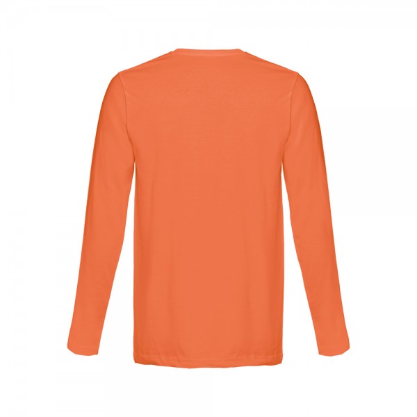 THC BUCHAREST. T-shirt a manica lunga da uomo - Terracotta