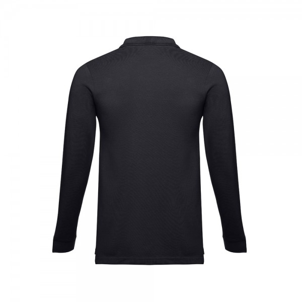 THC BERN 3XL. Polo a manica lunga da uomo - Blu notte