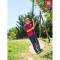 THC ADAM KIDS. Polo in cotone a maniche corte per bambini (unisex) - Blu