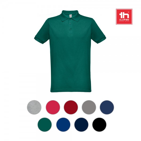 THC BERLIN. Polo da uomo a maniche corte - Blu