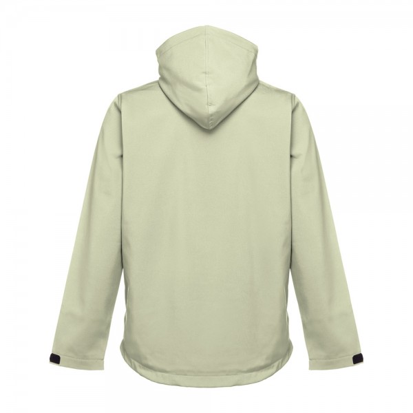 THC ZAGREB. Giacca softshell da uomo in poliestere ed elastan - Verde pastello