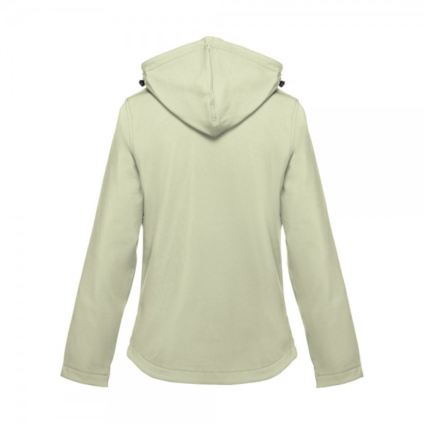 THC ZAGREB WOMEN. Giacca softshell da donna sfiancata - Verde pastello