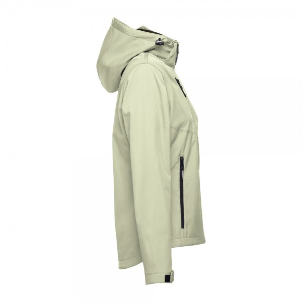 THC ZAGREB WOMEN. Giacca softshell da donna sfiancata - Verde pastello