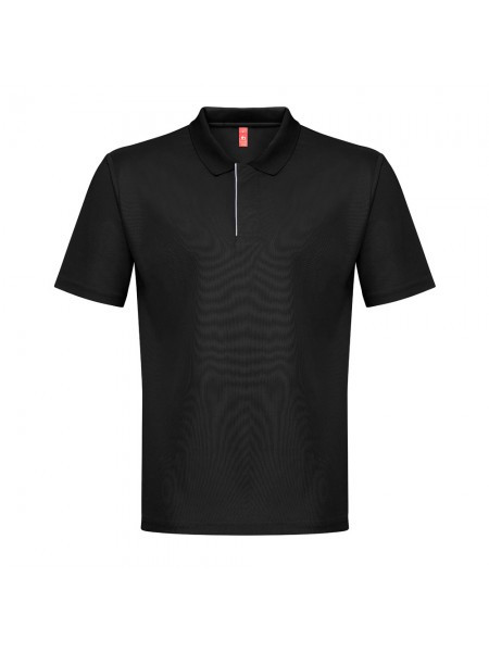 THC DYNAMIC. Polo tecnica da uomo - Nero THC DYNAMIC. Polo tecnica da uomo - Nero