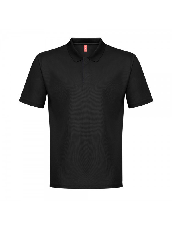 THC DYNAMIC. Polo tecnica da uomo - Nero