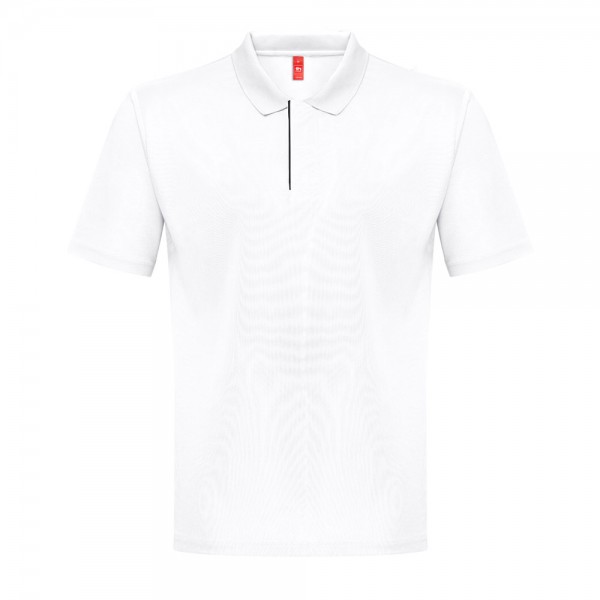 THC DYNAMIC WH. Polo tecnica da uomo - Bianco