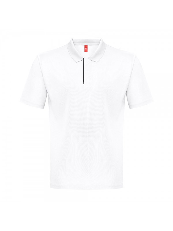 THC DYNAMIC WH. Polo tecnica da uomo - Bianco
