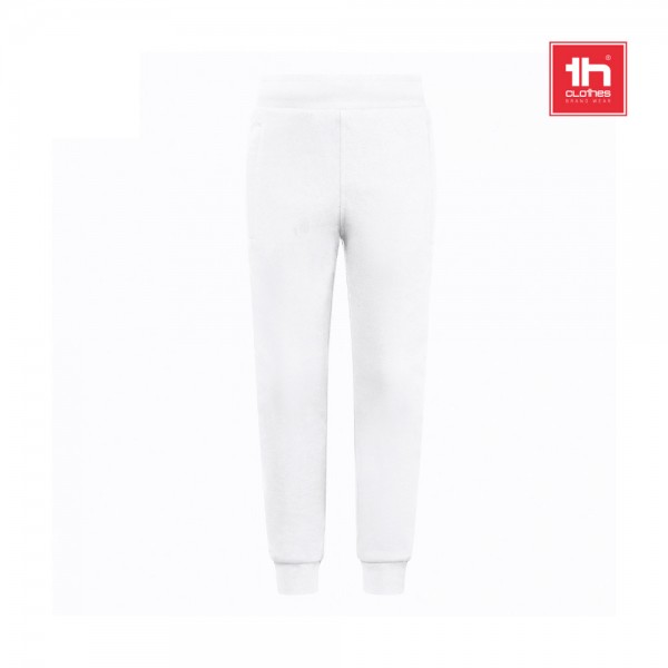 THC SPRINT KIDS WH. Pantaloni della tuta da ginnastica per bambini - Bianco